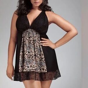 Sophie Theallet Lane Bryant Babydoll Chemise Size 26/28 EUC